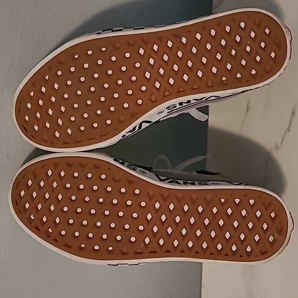 Vans Sk8 HI Black Gray White Mid Top Skateboard Sneakers Shoes Boys Kids US 2.5 - Picture 13 of 14